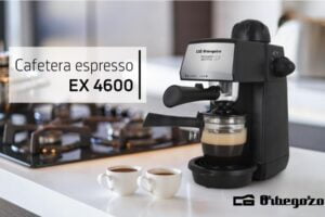 Cafetera Orbegozo EXP 4600: ¡Express para 2-4 tazas con 870W de potencia!