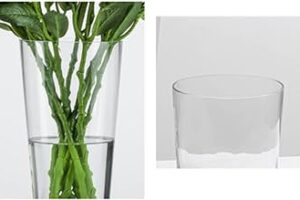 Jarrón alto de cristal: elegancia y sofisticación para tu hogar